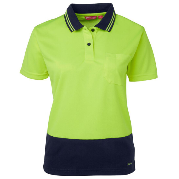 JB's Ladies Hi Vis S/S Comfort Polo Thumbnail